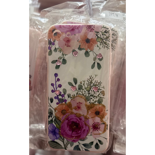 Pink W/ Flowers Iphone 7/8